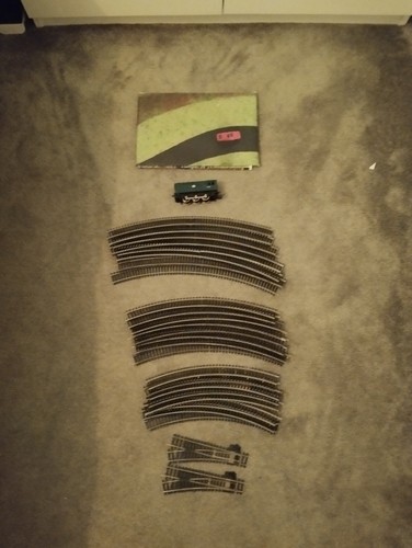 Hornby model train track - oo, train,