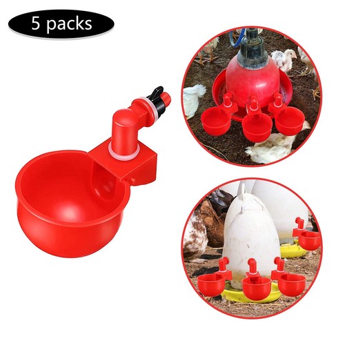 5pcs automatic drinker - 5pcs, duck
