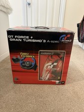 Logitech GT Force Steering Wheel Gran Turismo 3 A-Spec Edition PS2 - Boxed Rare