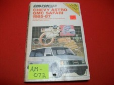 1985-1987 CHILTON CHEVY ASTRO