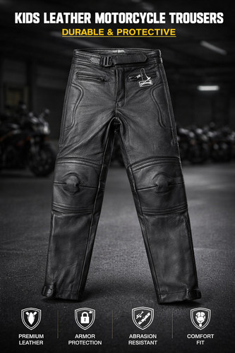 Kids leather skin motorcycle - leather,