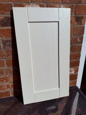 IVORY  GRAINED SOLID OAK KITCHEN DOOR 400 WIDE x 720mm HIGH  STOCK DZ585