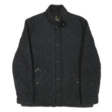 BARBOUR Mens Black Quilted