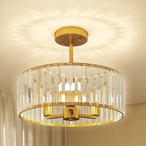 Homcom semi flush mount - homcom, modern