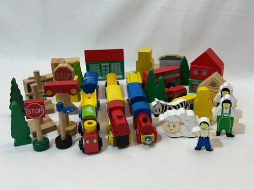 Trains trees trucks carriages - trains,