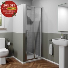 800mm Bathroom Bi Fold Shower