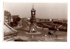 Lincolnshire. Clock Tower & Grand Parade, Skegness. R/P by Arjay.