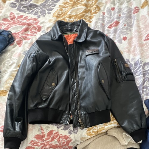 Redskins men black leather - men's,