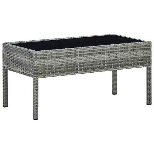 Outdoor rattan coffee - outdoor, table