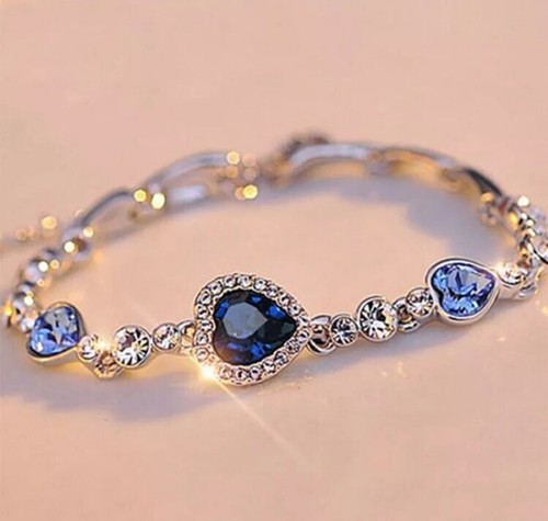 925 silver crystal ocean blue - 925,