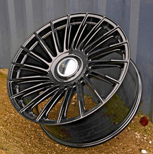 22" VW TOUAREG 2002-2018 Riviera RF8 Flow Formed Gloss Black 10.5j Alloys X4