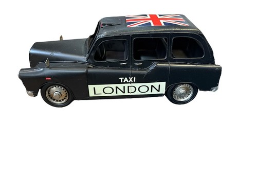 Metal tin london black - metal,