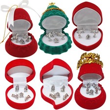 Miniature Nativity Metal Figures in Gift Box Christmas Decoration