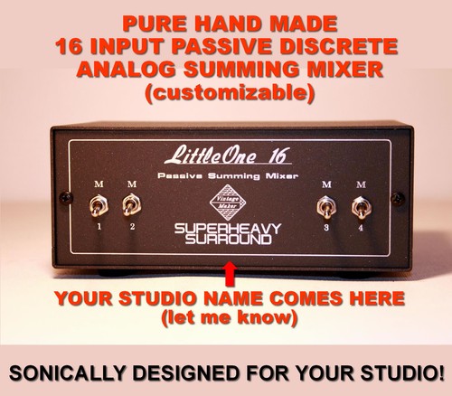 Order your analog studio - order,