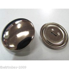 Metal Fabric Self Cover Buttons 11mm - 38mm