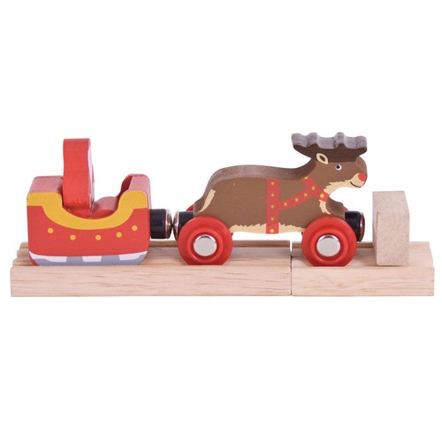 Bigjigs rail wooden reindeer - bigjigs,