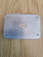 VINTAGE HARDY BROS 6 COMPARTMENT  R/W ALLOY DRY FLY BOX CONTAINING 45 DRY FLIES