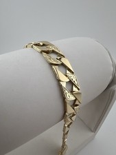 9ct Solid Gold Men's Bracelet