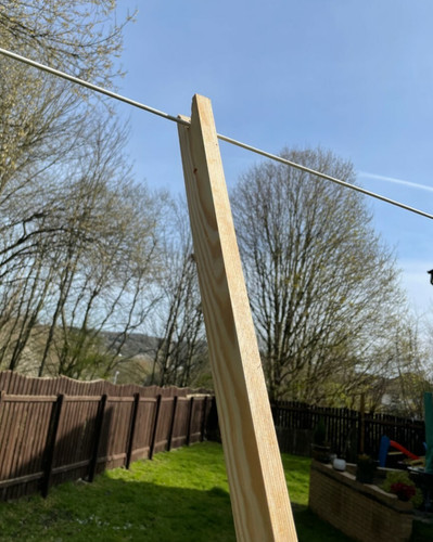 Wooden extendable washing - wooden,