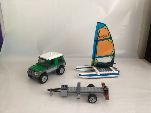 Lego catamaran and truck - lego,