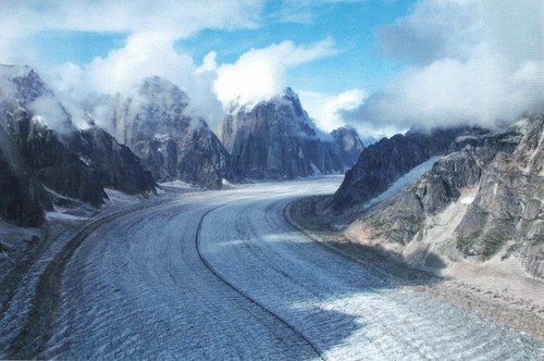 Postcard alaska ruth - alaska, glacier