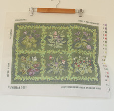 Ehrman Herbal Squares Tapestry canvas only by Margaret Murton 1991 England