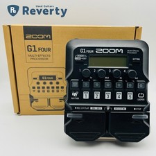 Zoom G1 Four Guitar Multi-Effects Processor Pedal Used