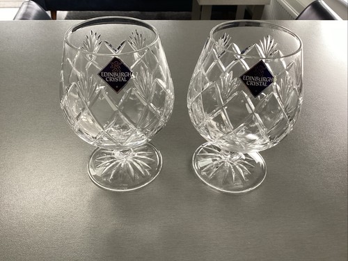 Edinburgh crystal brandy - x,