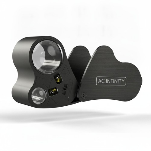 Jeweler loupe with led - with,