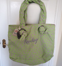 Replay Slouch Bag Green Beige Skull Pattern & Metal Charm Festival Summer New