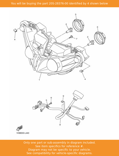 Yamaha trim 20s 28376 oem - trim,,