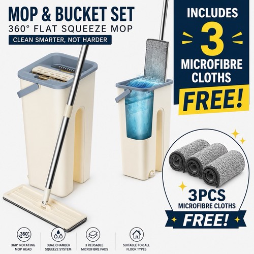 Mop and bucket set - bucket,