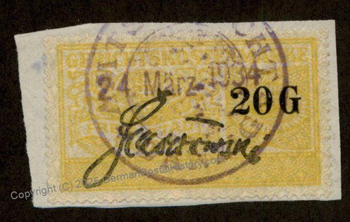 Danzig poland germany 20g - danzig,