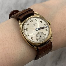 9ct Gold J.W. Benson Vintage 1949 Swiss Wristwatch
