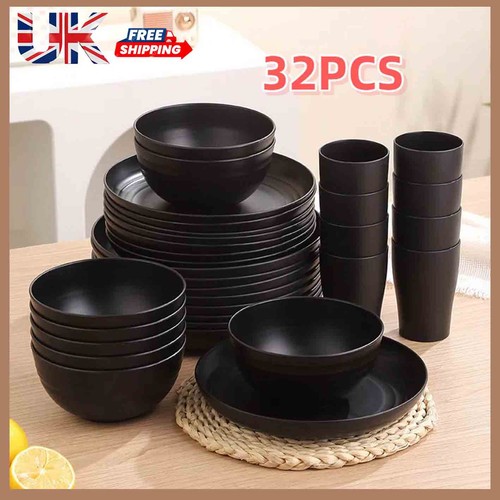Black picnic camping set - camping,