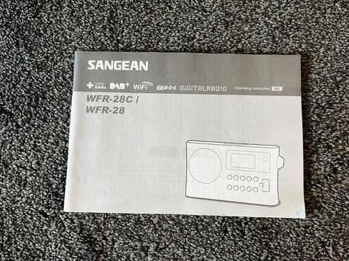 Sangean wfr operating - sangean,