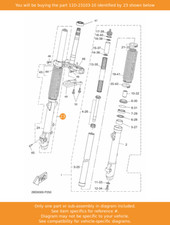 YAMAHA Front Fork Assy (r.h)