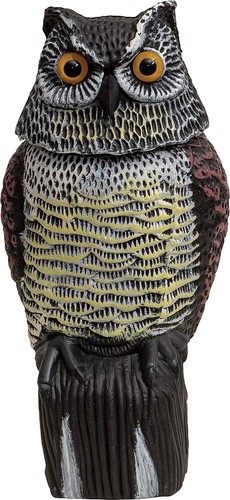 Large realistic owl decoy with - realistic,