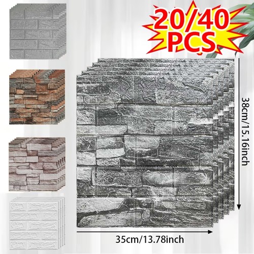 40pcs wall panels 35cm - 3d,