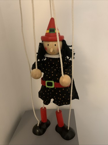 Wooden marionette puppet - on, a