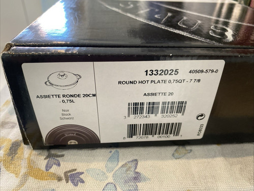 Staub cast iron assiette - assiette, ronde