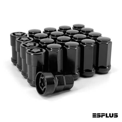 Black m14x1 5 acorn - black, lug