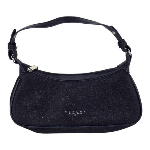 Replay black glitter handbag - replay,