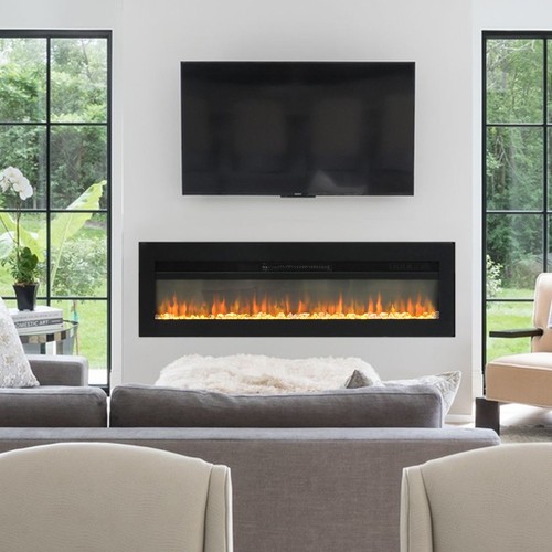Electric fire recessed - in,