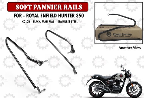 Soft pannier rails black pair - pannier,