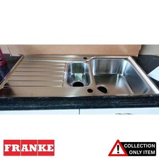 Franke Ascona Asx 651 1.5 Bowl Polished Stainless Steel Kitchen Sink & Waste