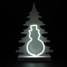 Christmas Snowman Silhouette