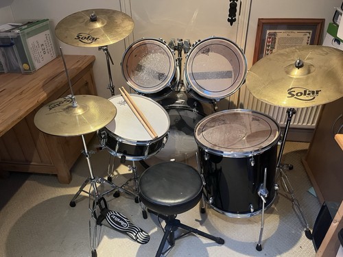Gretsch blackhawk drum kit - gretsch,