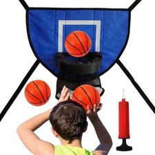 Foldable Trampoline Basketball Hoop Kit Fun Portable Basketball Hoop Toys