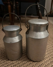 2 Authentic  aluminium dairy